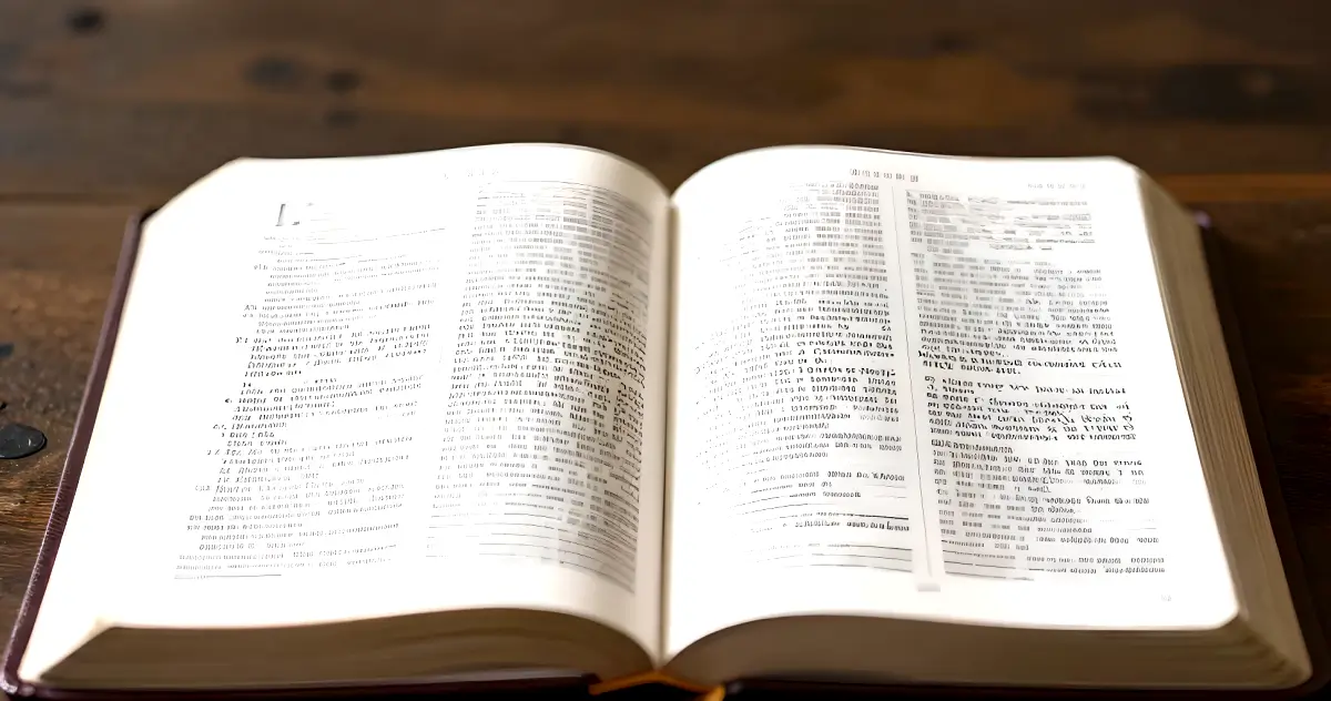 An open Bible representing the biblical definition of wholehearted love for God